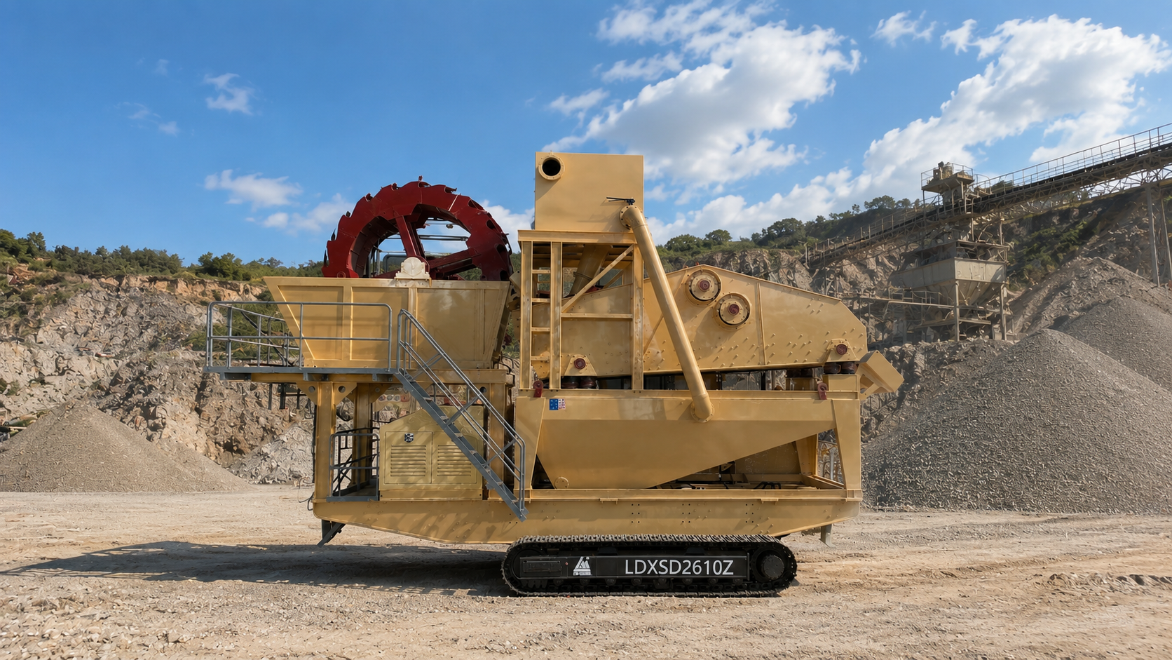 Track-Mounted Mobile Sand Washing Plant | Leimeng